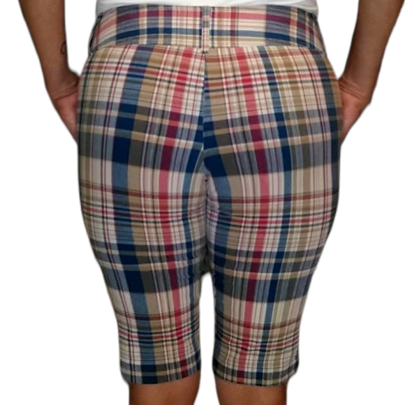 Tracy Evans Limited Plaid Woman's Bermuda Size 5 - Picture 3 of 5
